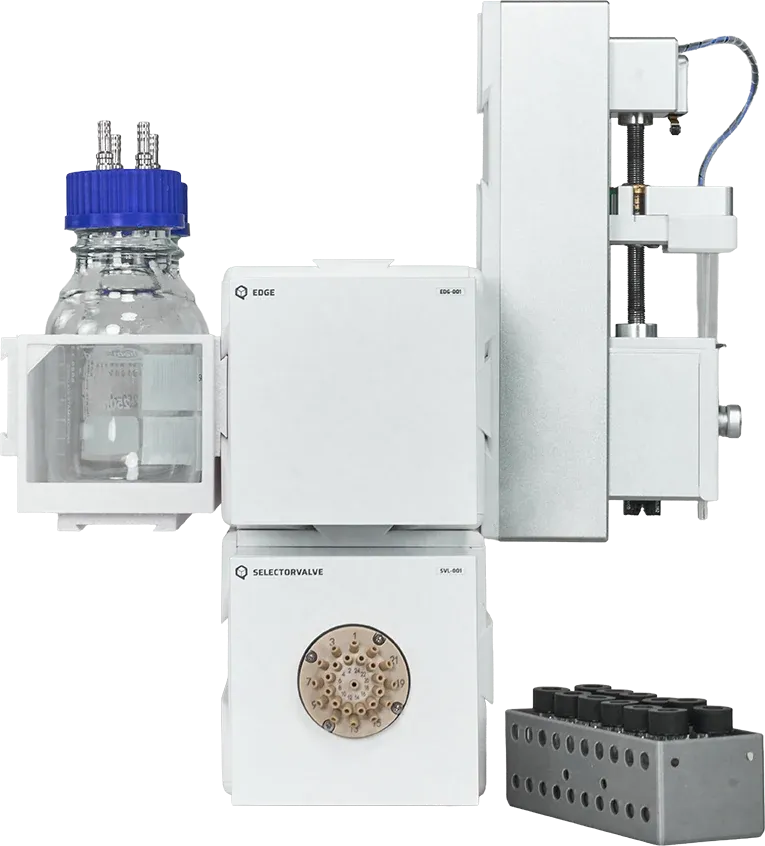 QB AutoSampler with syringe pump, selector valve and sample cooling chamber
