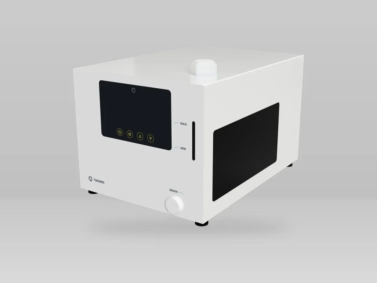 QB Thermo (chiller & heater), angled view