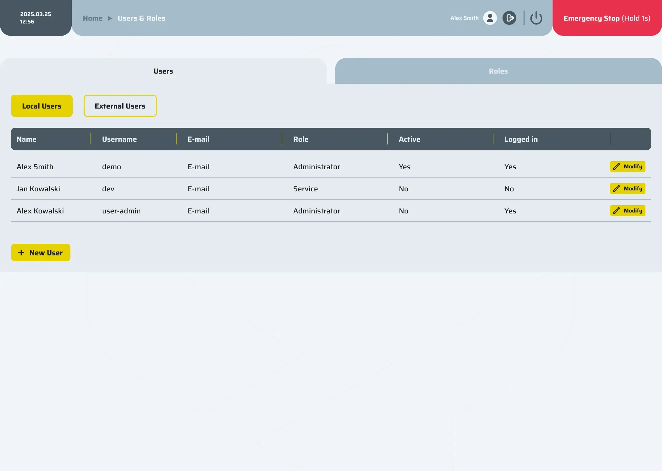 Users & roles